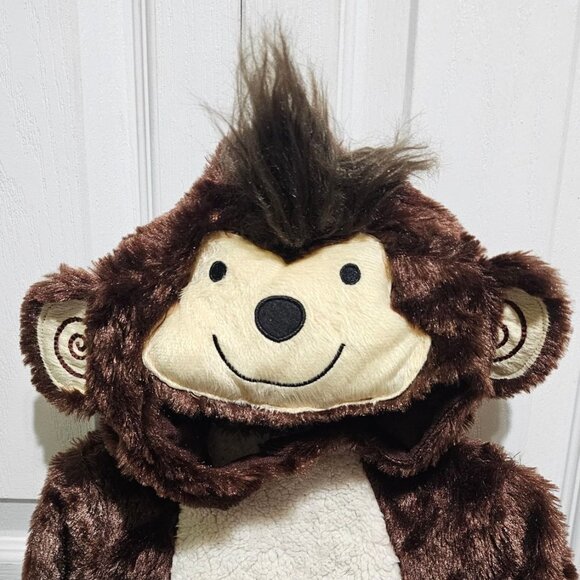 Monkey Around Baby Halloween Costume 6-12 Months Plush Banana Rattle Halloween - Picture 4 of 6